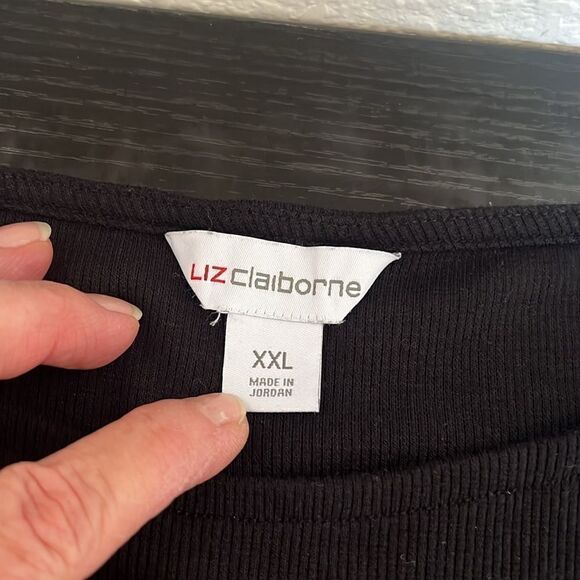 Liz Claiborne V-Neck Sweater Top - Size XXL - Picture 5 of 6